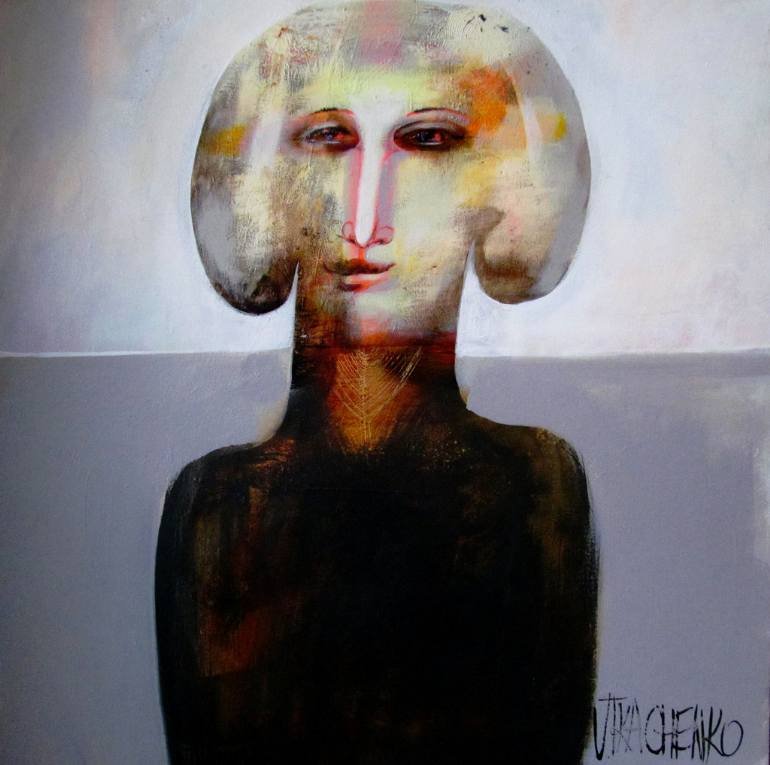 Blue glove Sculpture, Sister, Nu, Apollo, Crown, Victor Tkachenko, Marble