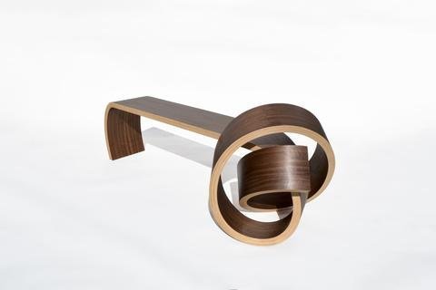 Long Why Knot Bench table | the carlos reid gallery