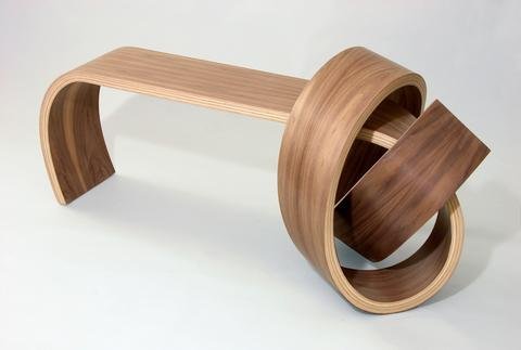 Why Knot Bench table | the carlos reid gallery