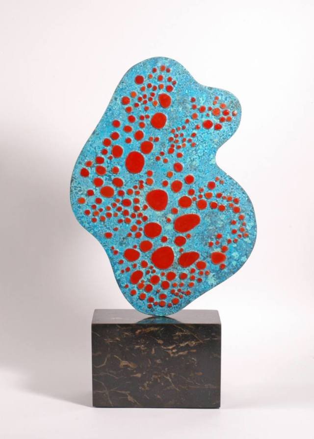 Poetic, Blue, Stone, Bronze, Organic, Tactile, Contemporary, Turquoise Blue, Elegant, Emotional, Intellectual, Interior