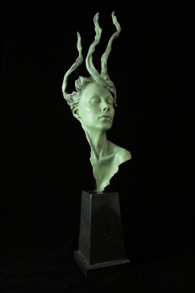 Beautiful, Traditional, Woman, Bronze, Fine Art, Limited Edition, Classical, Contemporary, Figurative, Modern, Mythology, Original