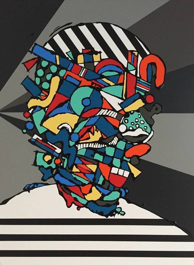 Woman, Popart, Streetart, Colour, Cubism, Abstract, Morocco