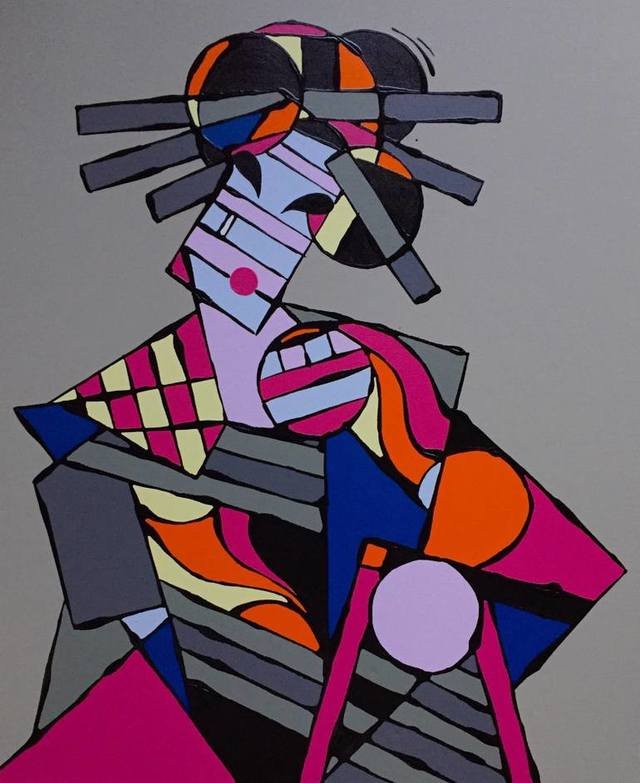 Fineart, Japanese, Popart, Culture, Abstract, Geisha, Modern
