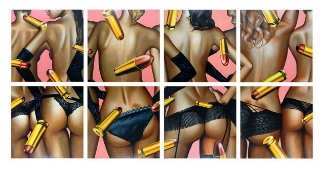 Painting for Sale | Bullet Proof | Manzur Kargar