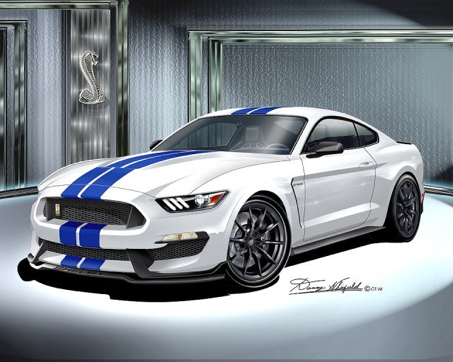 MSGT-2 2015 - 2016 FORD MUSTANG SHELBY GT350 - OXFORD WHITE