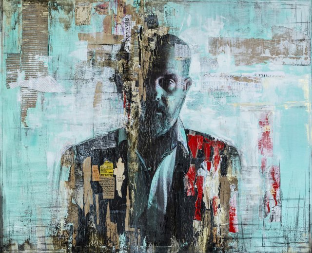 Traces A'III Painting by Thekla Papadopoulou Abstract paintings for sale