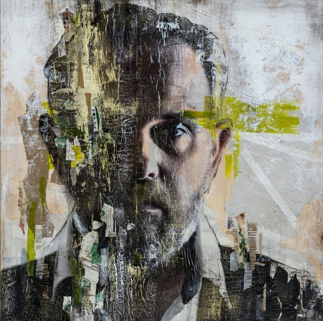 Traces A'X Painting by Thekla Papadopoulou Abstract paintings for sale