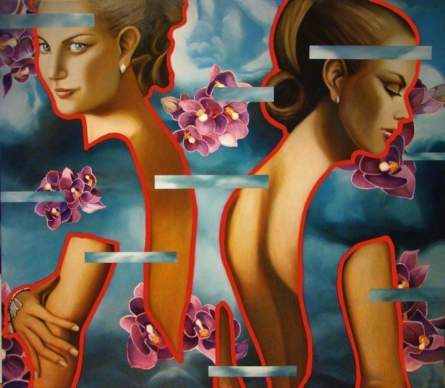 FLOWERS 2 | Painting | Manzur Kargar | the carlos reid gallery online