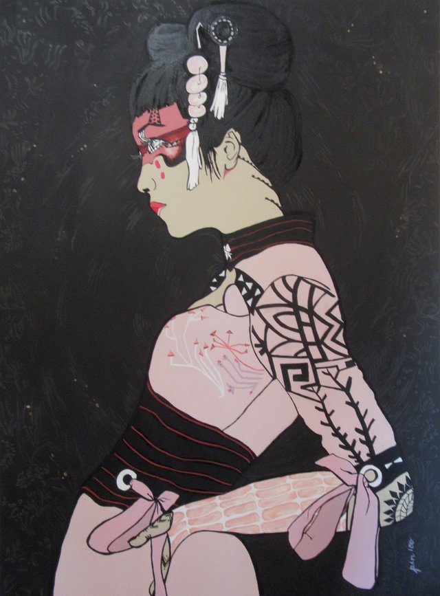 OH REALLY ! | Painting | 91.4 X 121.9 X 4 cm (36” X 48” X 1.5 Pop Art by Lesley Taylor