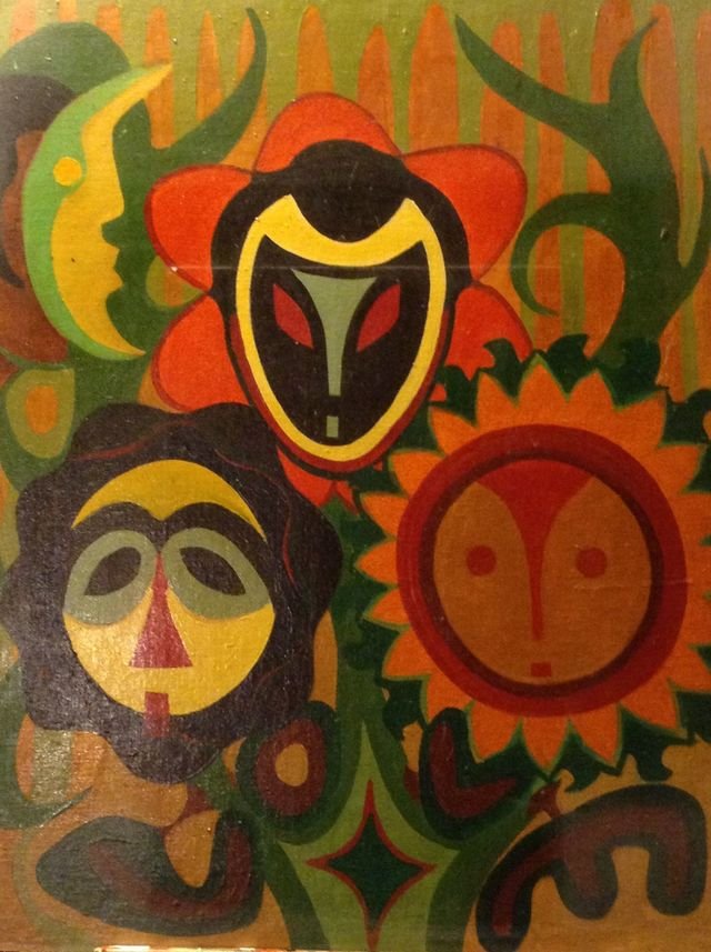 Painting by Raymond P. Harris