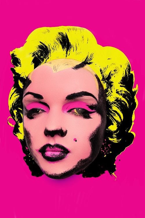 MASK OF THE 20TH CENTURY / INSPIRED BY WARHOL by DASHA ART