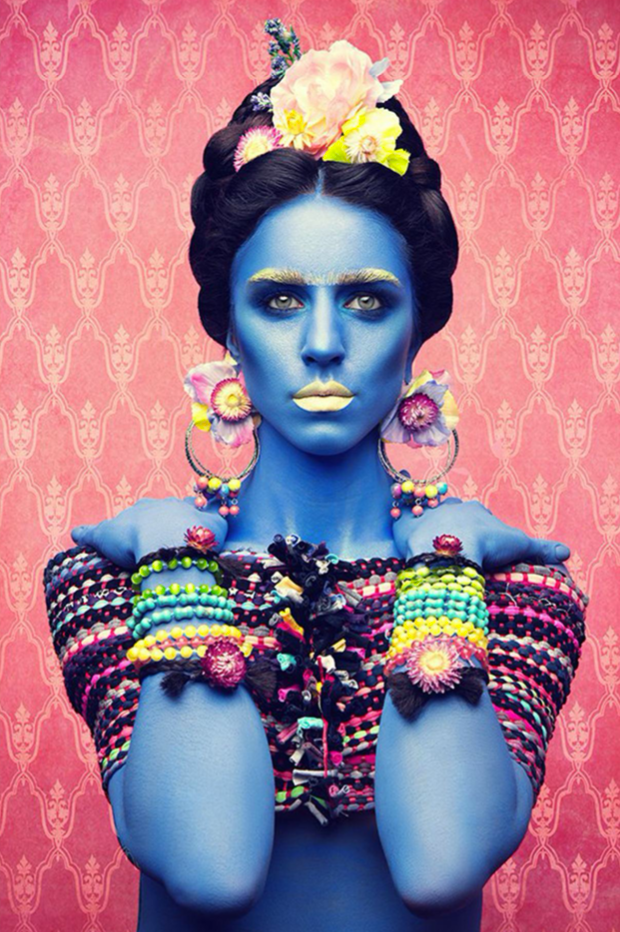 ART FRIDA/BLUE - Limited Edition of 5 by Dasha Art