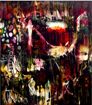 Enter the Dragon Painting by Caia Matheson Abstract Paintings for Sale