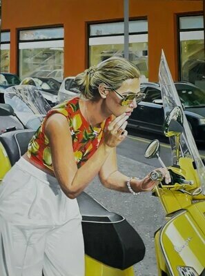 A MOMENT FOR Painting by GIANCARLO PESCI | Italy