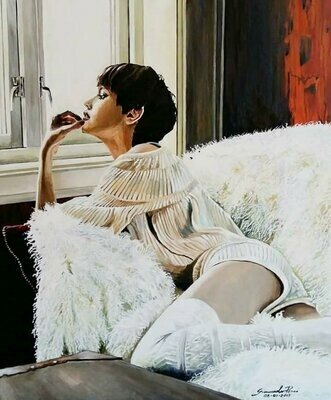 THE THOUGHT Painting by GIANCARLO PESCI | Italy