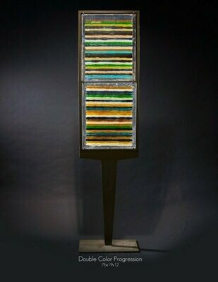 Double Color Progression Sculpture by Marlene Rose | United States