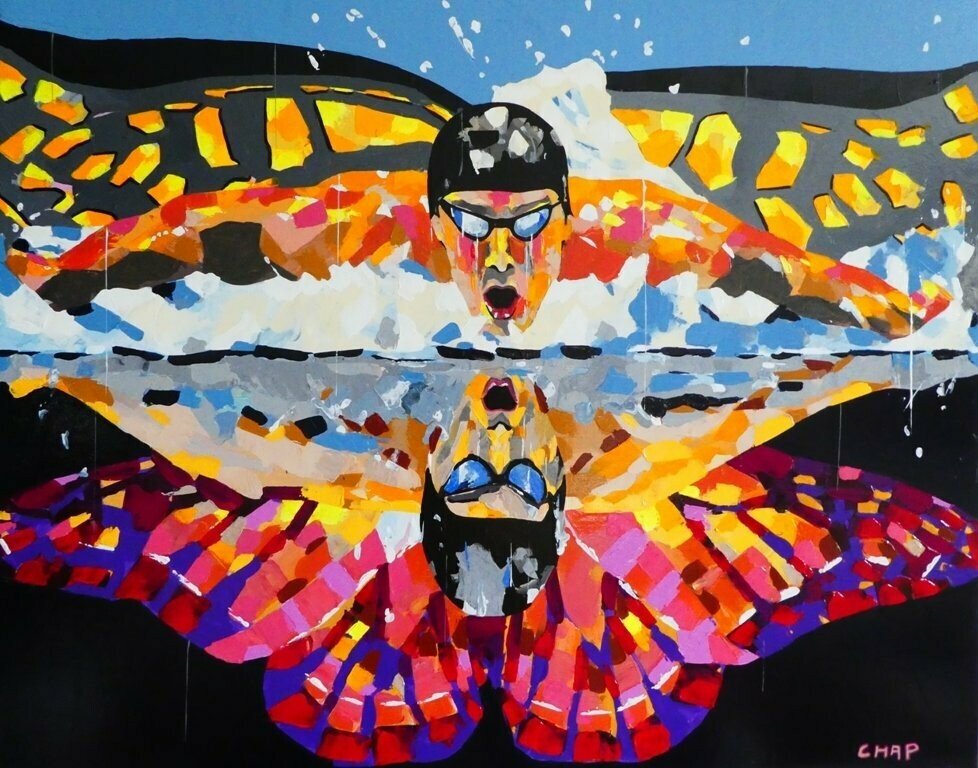 Butterfly Painting by Christophe HEYMANN | France Butterfly Painting by Christophe HEYMANN | France