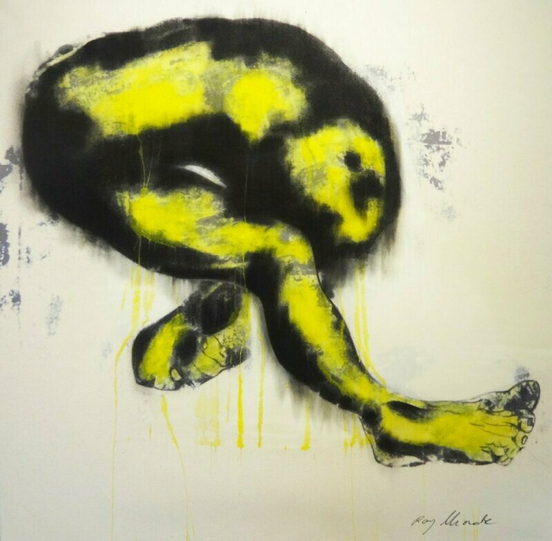 N°2 Yellow Man Painting by Ray Monde | France