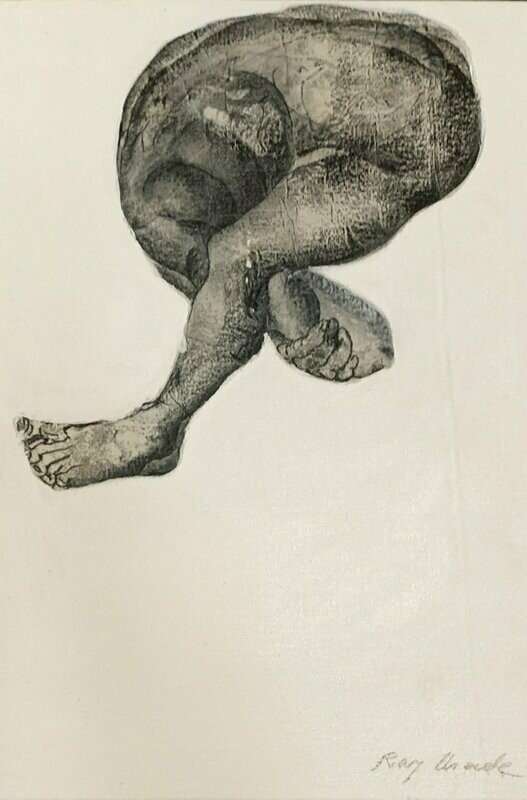 N°3 Man on white background Painting by Ray Monde | France