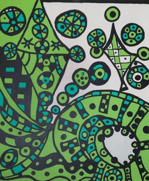 Green Room Painting by Roland Roberge | United States