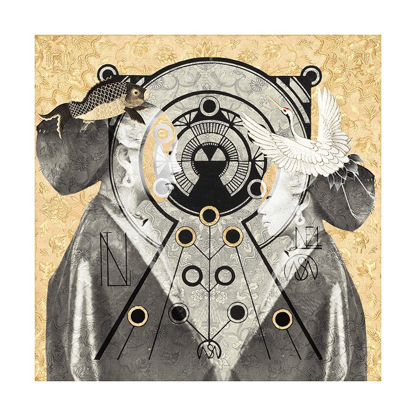 Golden Crane Limited Edition Prints by Jalinka Gressmann | Netherlands