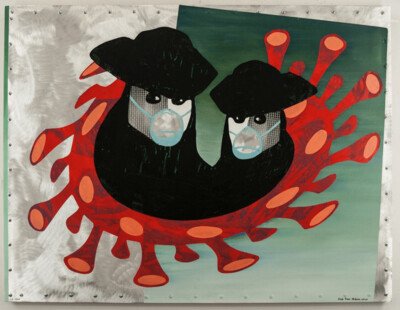 Rhapsody for Two  2020  Painting by  Zigi Ben-Haim  United States