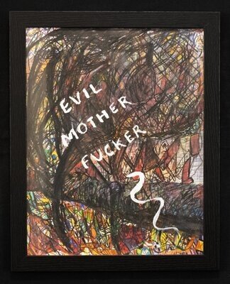 Evil Mother Fucker Drawing by Reuven Wallack | United States