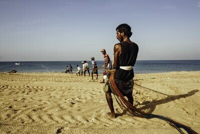Men by the sea Limited Edition Photography by Miwa | Spain