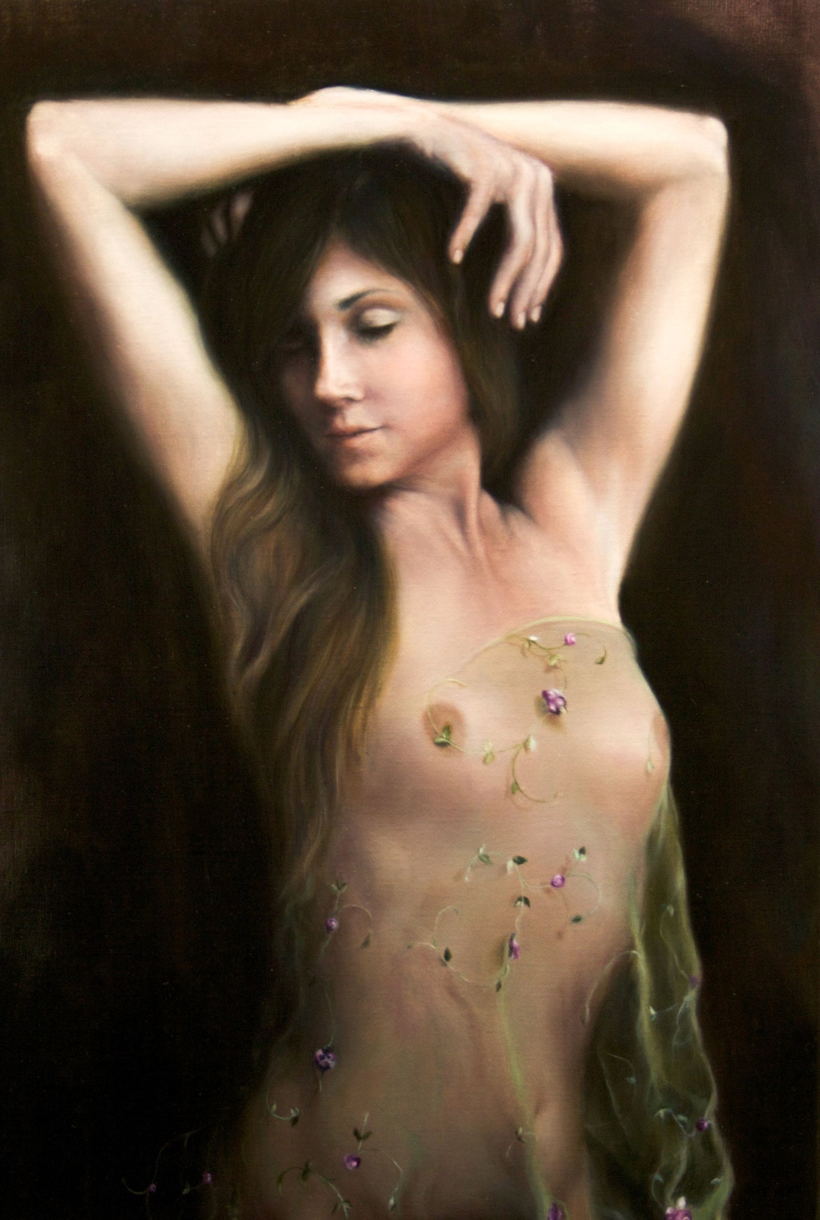 Translucent oil on linen, 20x14”