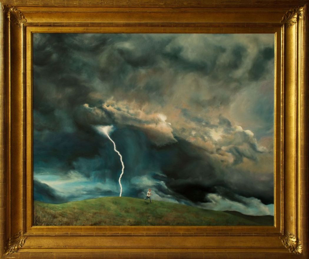 James Van Fossan, painter, New York City, Storm, Weather, United States, collect, art