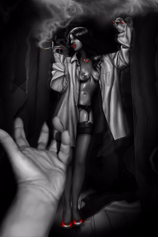 Digital painting, Urban Art, Contemporary, Modern, Death, Life, violence, streets, hip hop, culture