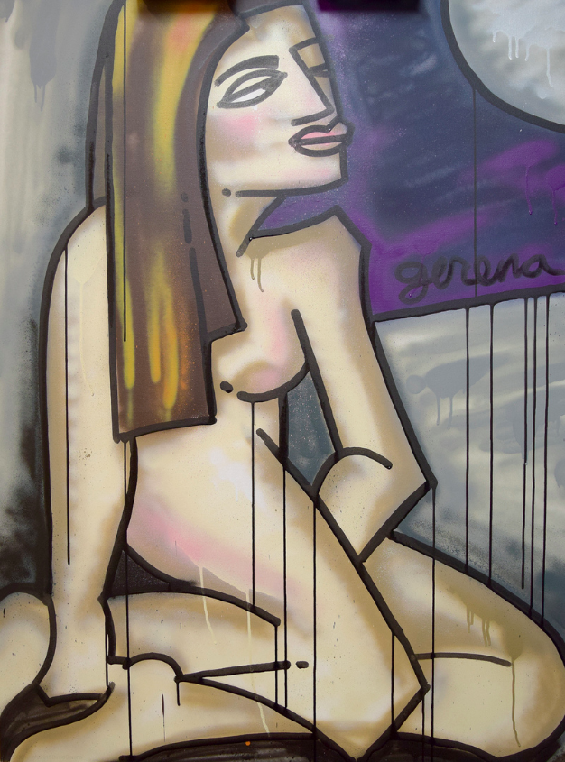 David Gerena, painting, buddha, art, modern, collect, buy, online