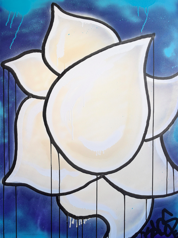 David Gerena, painting, buddha, art, modern, collect, buy, online