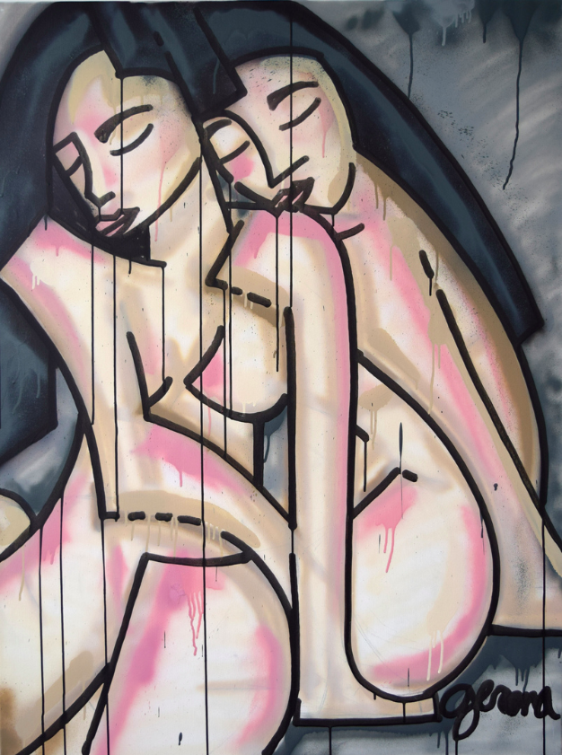 David Gerena, painting, buddha, art, modern, collect, buy, online